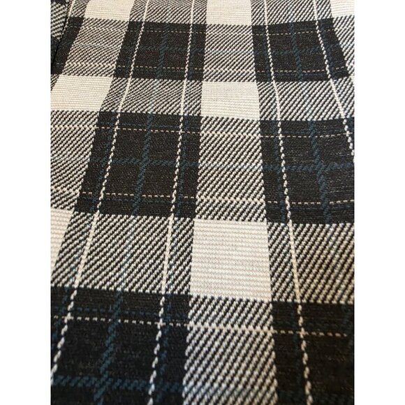 YoungLA Dapper Dress Pants Mens 30x30 Black Plaid Adjustable Waist 614 Tapered - Picture 5 of 16